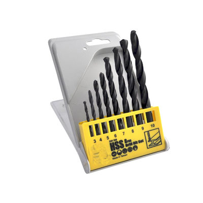 مجموعه 8 عددی مته HSS اکسید سیاه برای سوراخکاری فلز