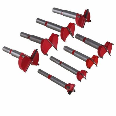 10Pcs Forstner حفاری بیت مجموعه 15-50mm استیل وولفستم چوبکاری