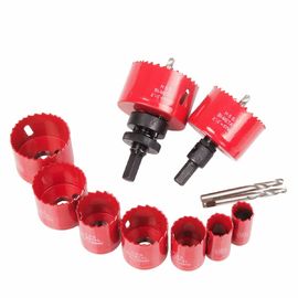 3/4 "-2 1/2" HSS Bi-Metal Hole Saw Set با ماندرل و آداپتور