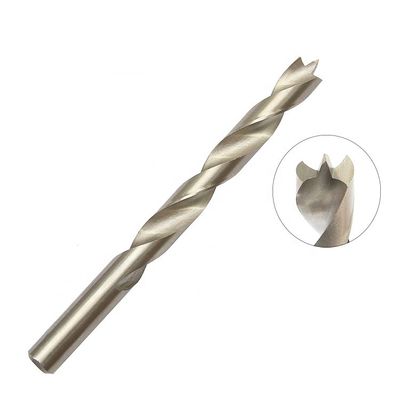 HSS Brad Point Drill Bit DIN338 به طور کامل زمین روشن