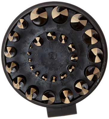 مجموعه 29 عددی مته‌ی HSS Jobber با سایز 1/16-1/2 و روکش کهربایی