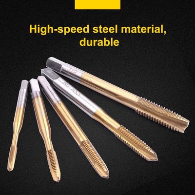 HSS 6542 نل های سرپل نقطه ای M3-M8 تیتانیوم پوشانده شده