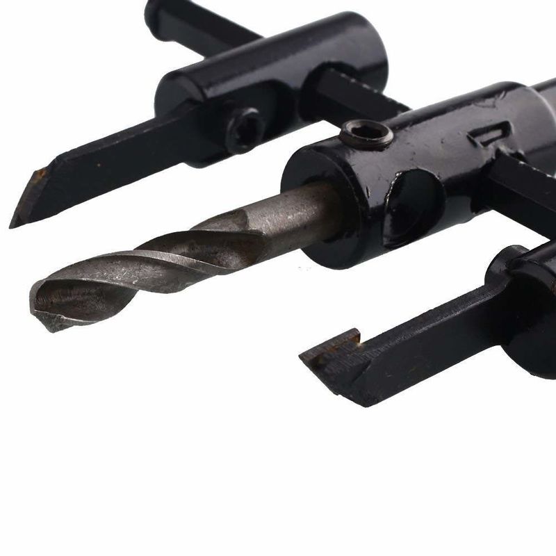 30mm-120mm قابل تنظیم دایره TCT حفاری سوراخ اره برش مته برای نجاری