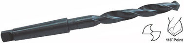 16mm DIN341 نوع طولانی HSS Taper Shank HSS پیچ دریل پیچ اکسید سیاه برای فلز