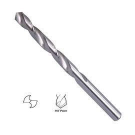 بیت مته 1-13mm DIN338 Stank Shank HSS Bright به پایان رسید جلا برای آلومینیوم / پلاستیک