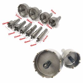 نقره ای 10pcs TCT سوراخ ساینده برش برای برش فولاد ضد زنگ