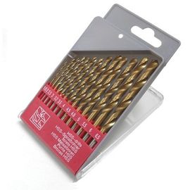 13PCS فولاد با سرعت بالا HSS Twist مته برای مته با Ti پوشش داده شده است