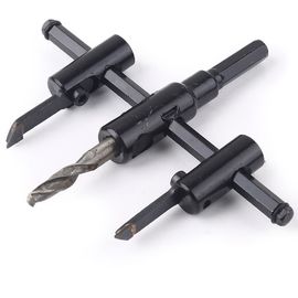 30mm-120mm قابل تنظیم دایره سوراخ اره برش مته کمی کیت برای برش چوب