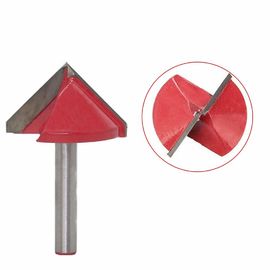 قطعات روتر V-Groove با نوک کربید برای آلومینیوم پلاستیکی چوبی